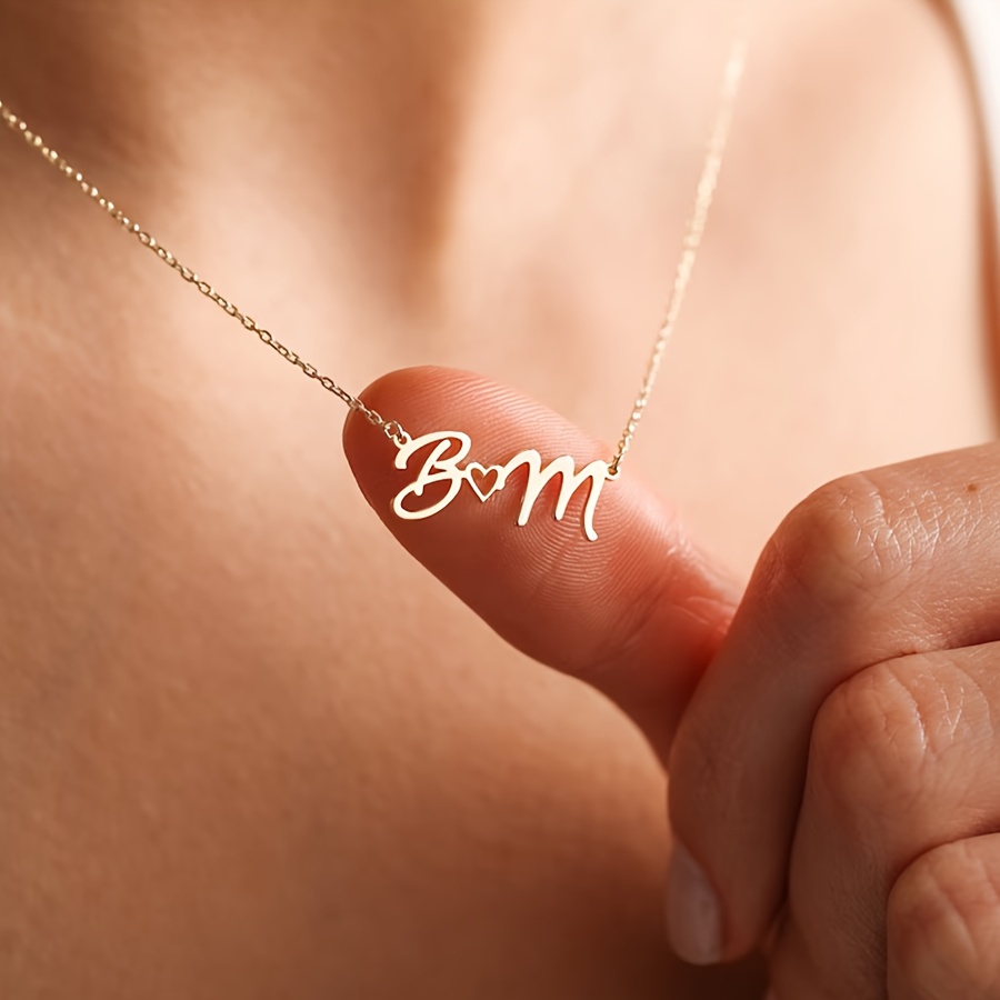 Name Necklace Custom - カスタムネームネックレス女性のための防水ステンレス鋼パーソナライズされたネックレスカスタマイズされた Nameplete チャームジュエリー首輪ファム