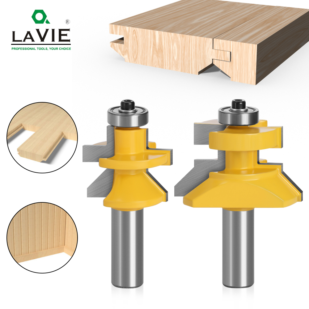 Engraved Wood Frame - Lavie 2pcs12mm 1/2シャンク120度ルータービットフライスカッターフレーム溝ほぞ木工彫刻木工セット03004