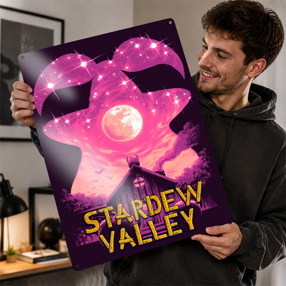 スターデューバレー夜空3Dテクスチャプリントポスター カスタ - Custom Night Sky のレビューと価格