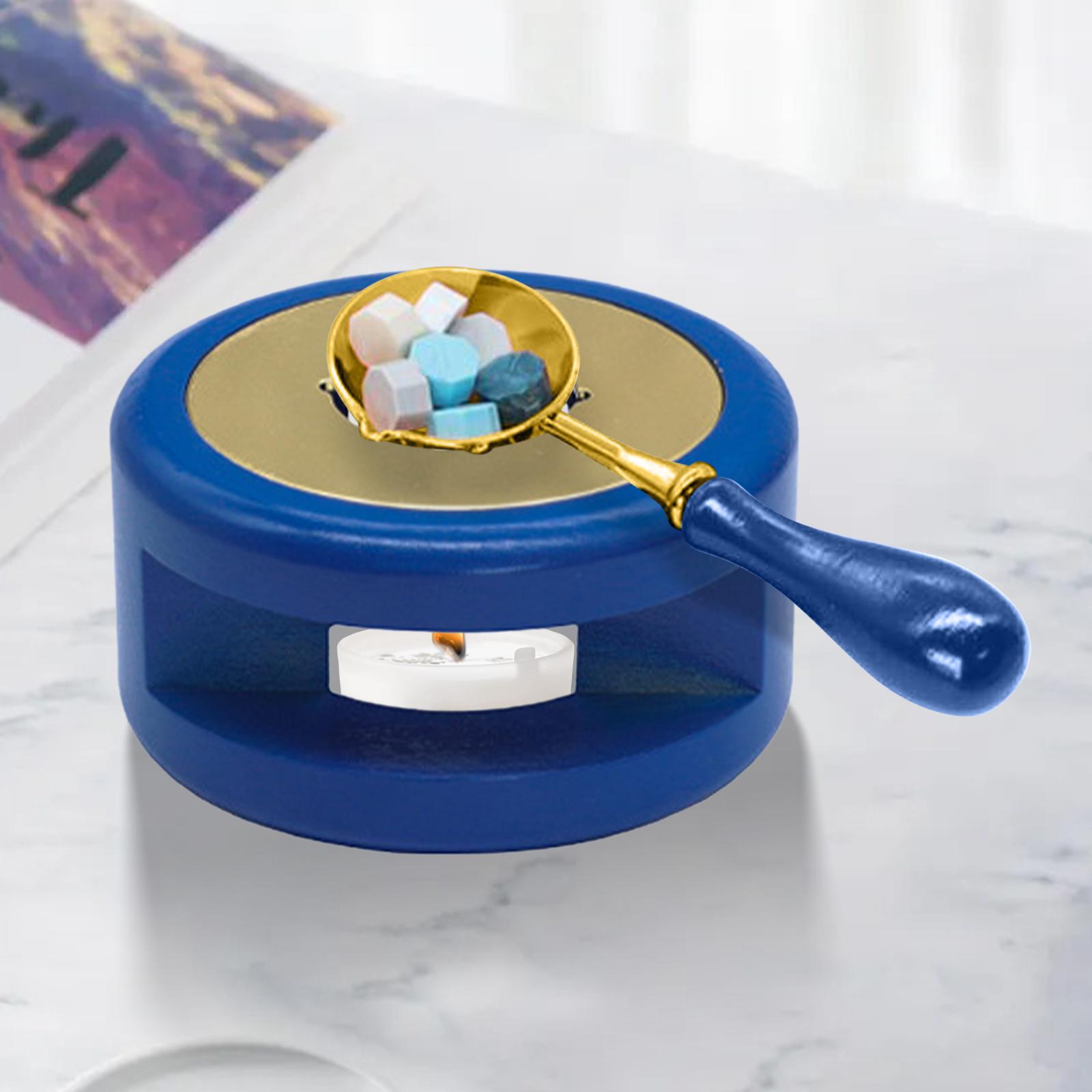 ワックスシールウォーマー銅製木材溶解炉キット、スプーンホルダ - Wax Seal Letter Kit のレビューと価格
