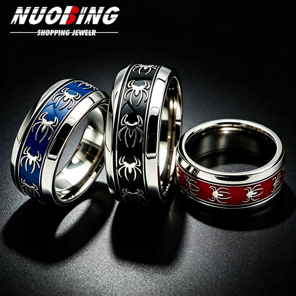 新しいヴィンテージパンクスパイダーリング 316L ステンレ - Initial Ring Custom のレビューと価格