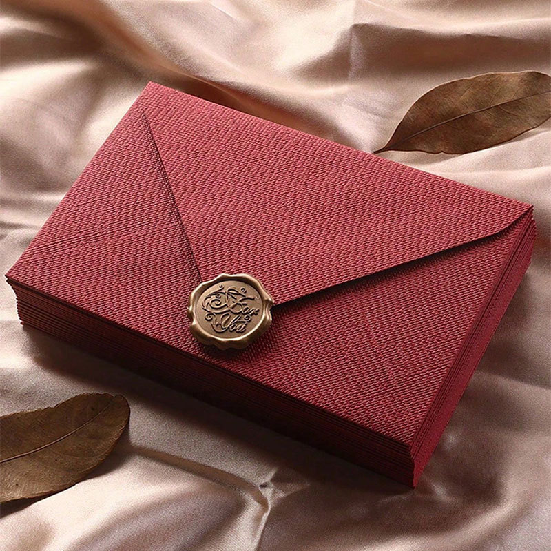 10 セット 16x11cm グリーティングカード リネンテ - Wax Seal Letter Kit のレビューと価格