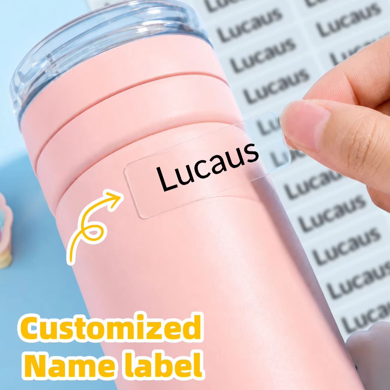 1-300枚のカスタム名入りステッカー、バックパック、ラップ - Personalized Name Box のレビューと価格