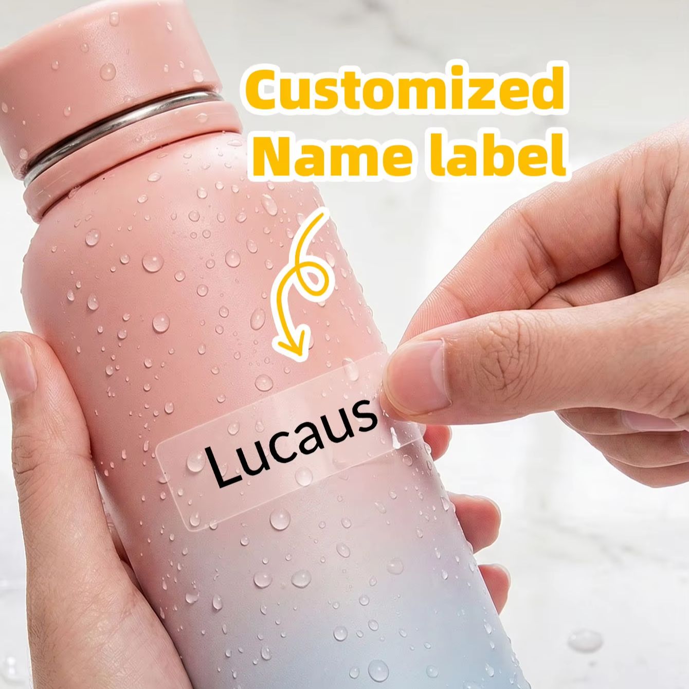 1-300枚のカスタム名入りステッカー、バックパック、ラップ - Personalized Name Box のレビューと価格