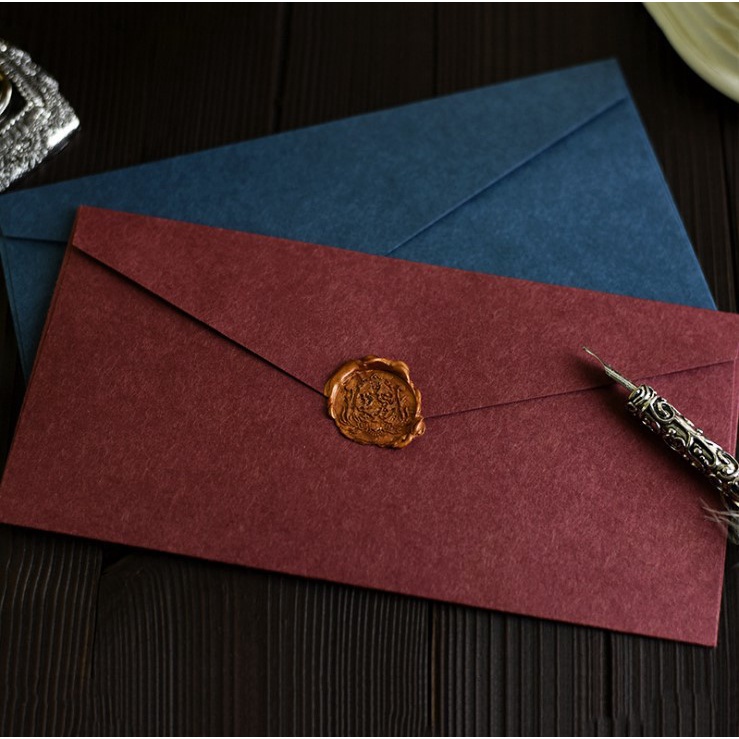 1 個の紙封筒ビジネス誕生日ヴィンテージ現金固体封筒予算ヴィ - Wax Seal Letter Kit のレビューと価格