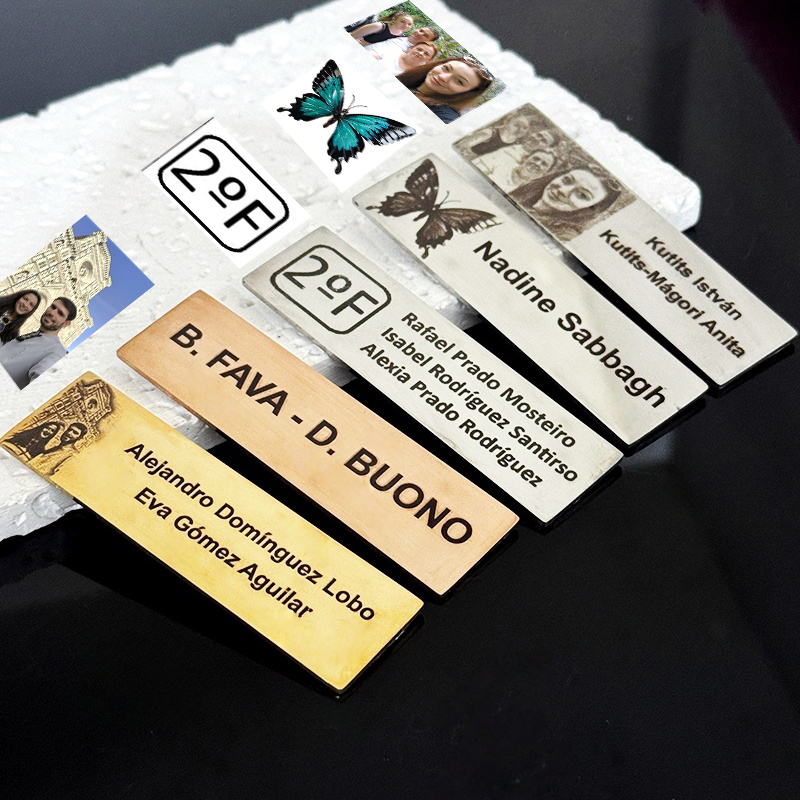 70x20mm パーソナライズカスタムメタルネームプレート刻 - Personalized Name Box のレビューと価格