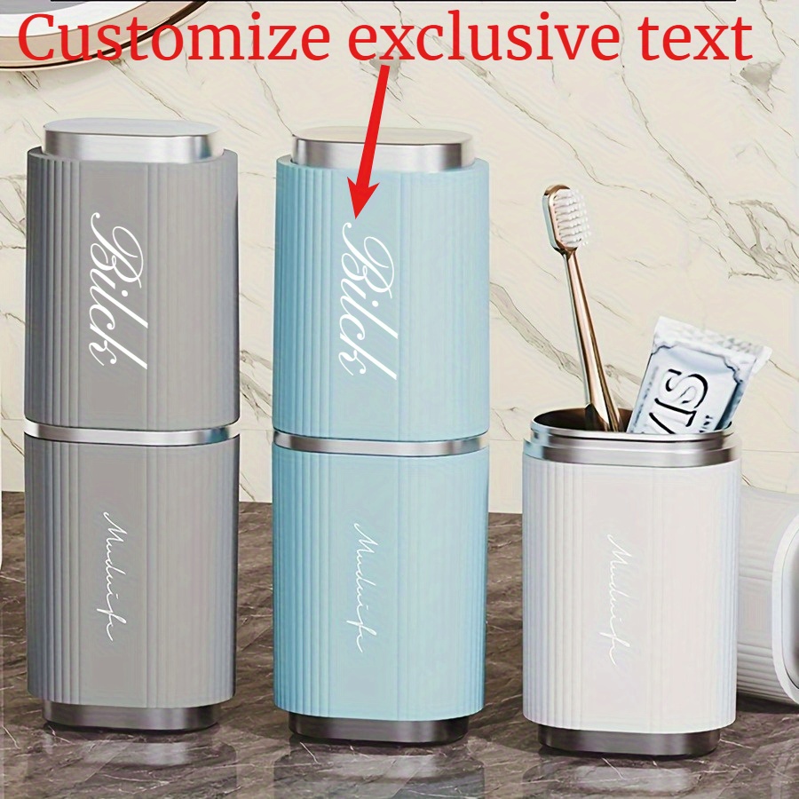 旅行中の区別が簡単なパーソナライズされた名前ポータブル歯ブラ - Personalized Name Box のレビューと価格
