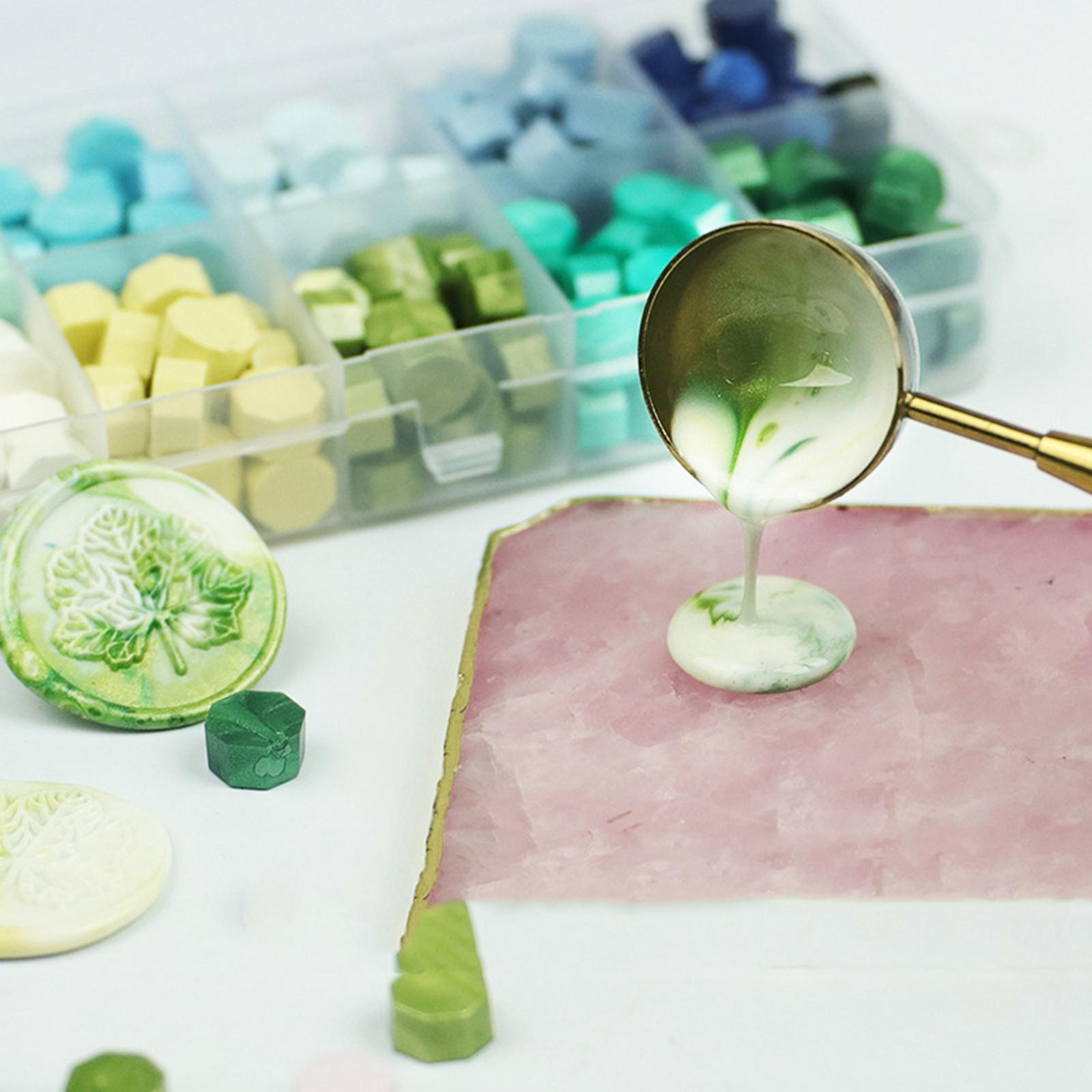 ファイアーペイントワックスシーリングビーズ、ミックスカラーキ - Wax Seal Letter Kit のレビューと価格