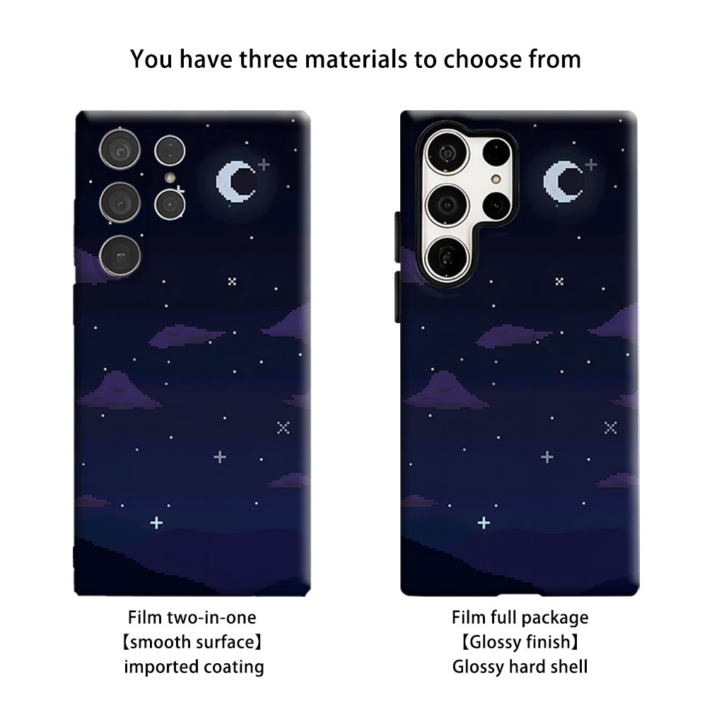 ピクセルナイトスカイスマホケース サムスンギャラクシーS26 - Custom Night Sky のレビューと価格