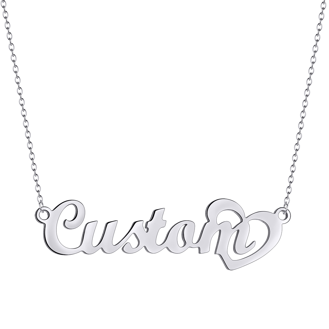 女性のためのカスタマイズ可能な名前のネックレス,数字の付いた - Name Necklace Custom のレビューと価格
