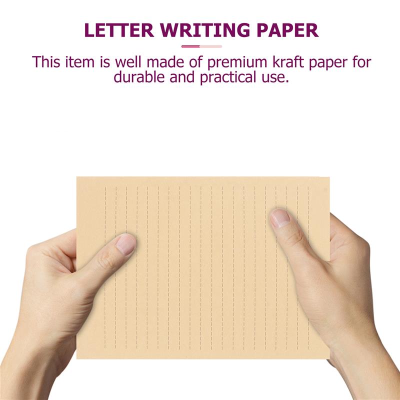 50/100 枚 A5 ヴィンテージクラフト紙ヴィンテージ裏 - Wax Seal Letter Kit のレビューと価格