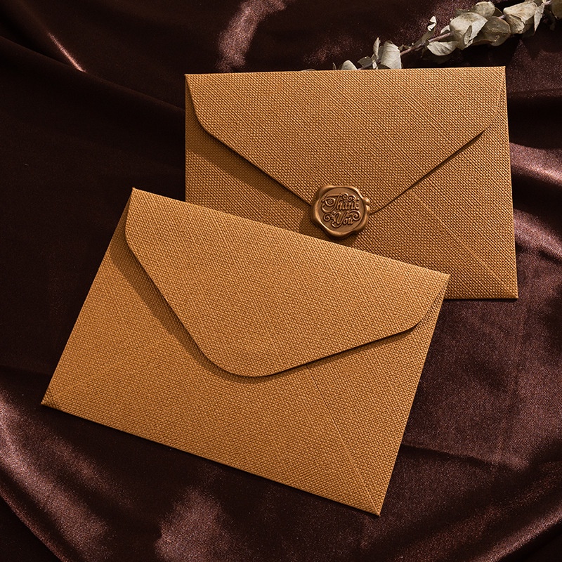 レトロなリネンパターンの封筒、卒業式のアルファベットの高品質 - Wax Seal Letter Kit のレビューと価格