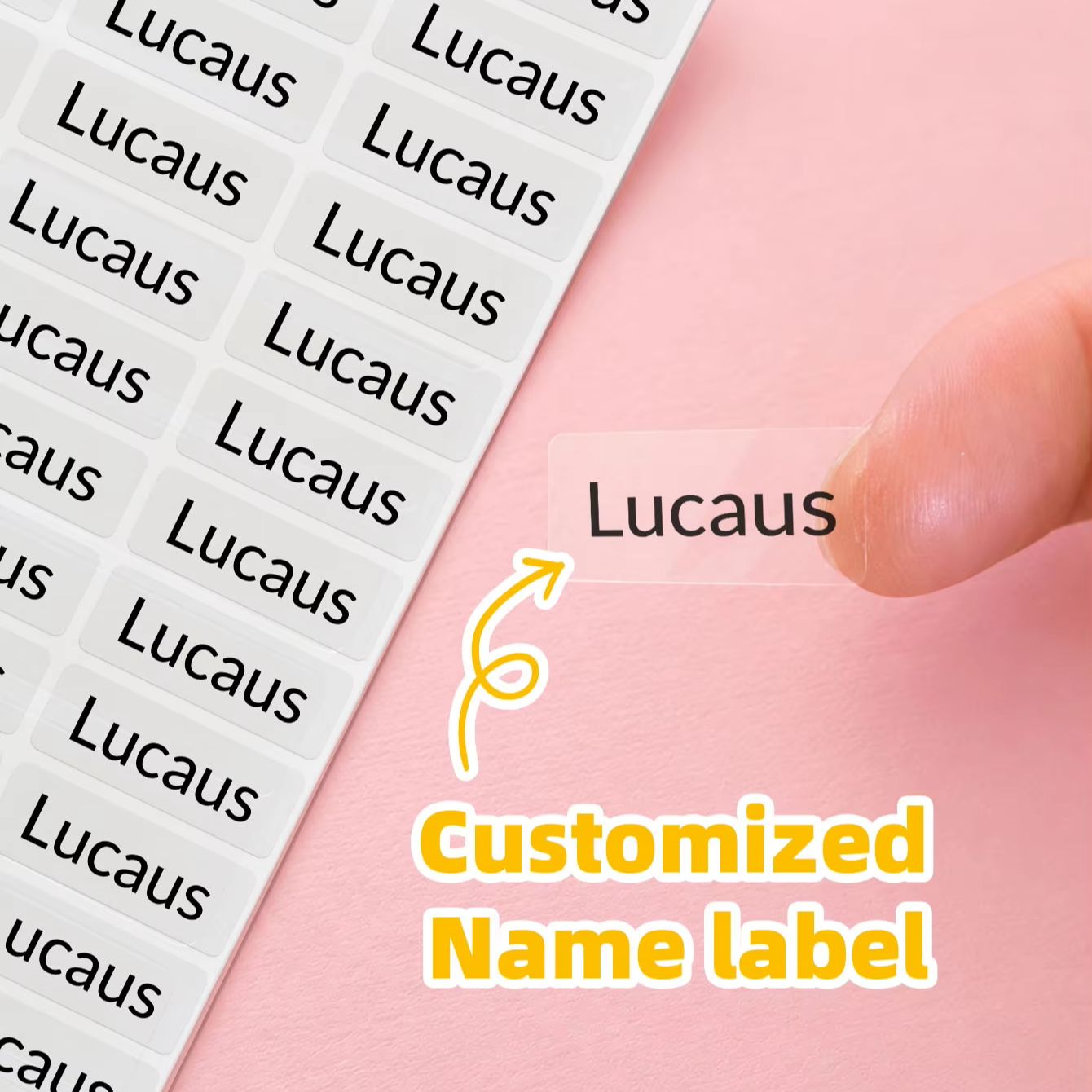 1-240個のカスタム名入りステッカー、スーツケース、フォル - Personalized Name Box のレビューと価格