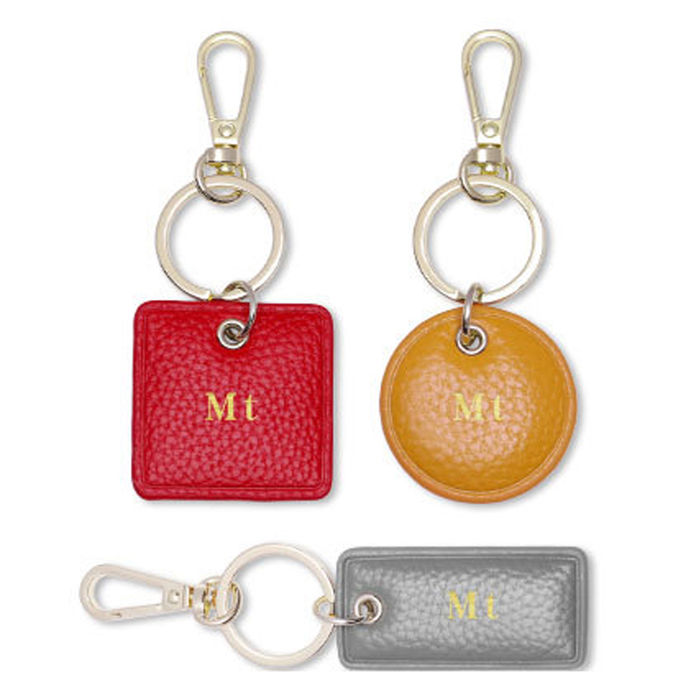 女性と男性のためのパーソナライズされた革のキーホルダー,モノ - Monogram Keychain Leather のレビューと価格